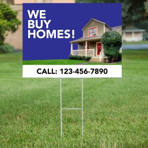 Yard Sign and H-Stake